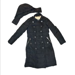Burberry detachable hood puffer coat